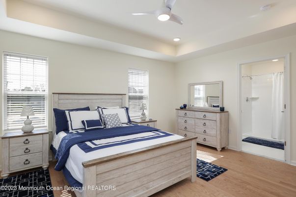 Bathroom, Bedroom, Interior, Recessed Lighting, Wood Texture Flooring