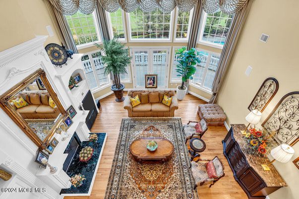 Fireplace, Interior, Living room, Wood Texture Flooring