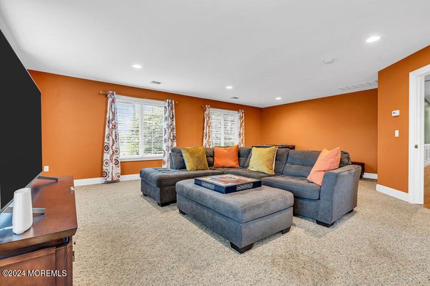 Interior, Living room, Recessed Lighting