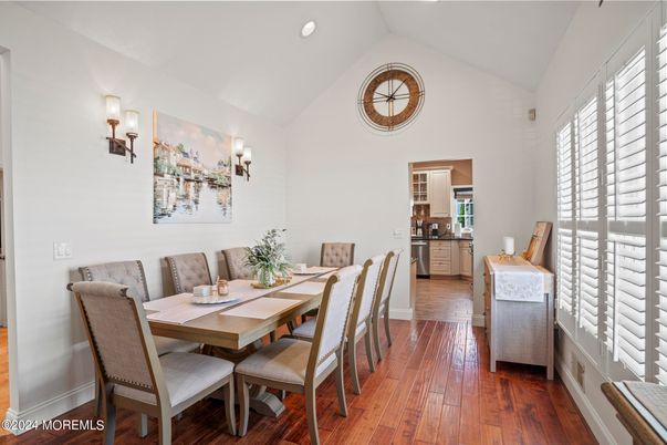 Dining room, Interior, Wood Texture Flooring