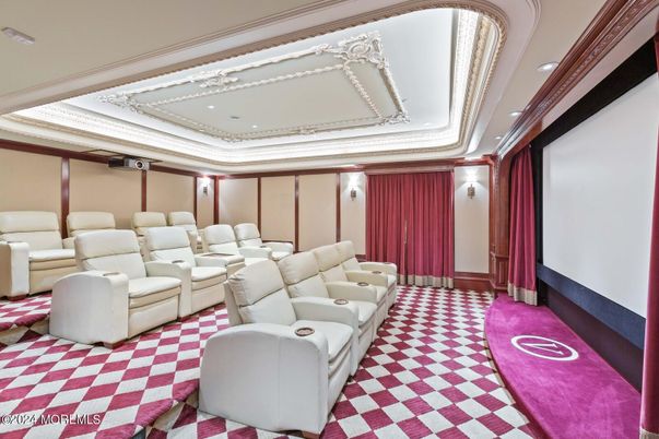 Home Theatre Room, Interior, Projection Screen, Recessed Lighting, Theatre Room