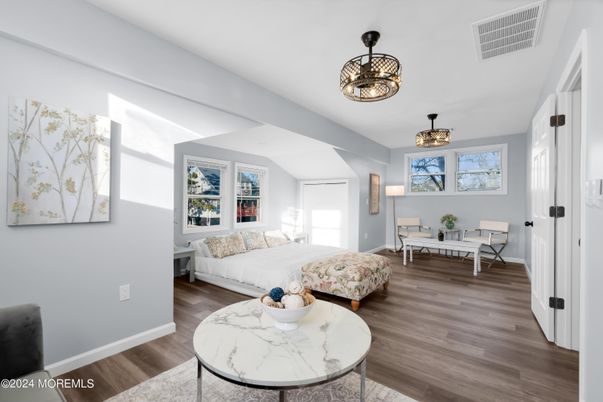 Bedroom, Interior, Wood Texture Flooring