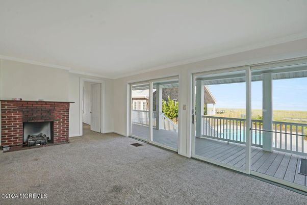 Empty room, Fireplace, Interior