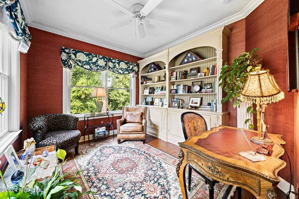 Home Office, Interior, Wood Texture Flooring