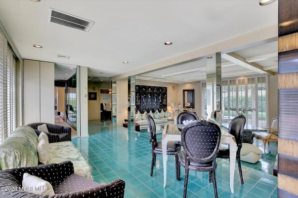 Dining room, Interior, Living room, Recessed Lighting