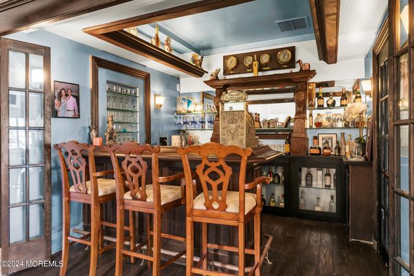 Dining room, Interior, Wood Texture Flooring