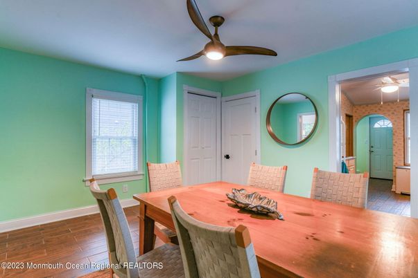 Dining room, Interior, Wood Texture Flooring