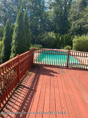 Exterior, Pool, Wood Texture Flooring