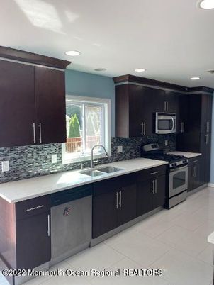 Interior, Kitchen, Recessed Lighting, Stainless Steel Appliances