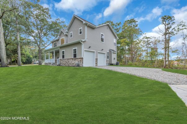 Attached, Backyard, Exterior, Facade, Farmhouse