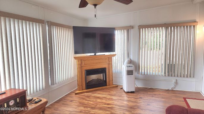 Fireplace, Interior, Wood Texture Flooring