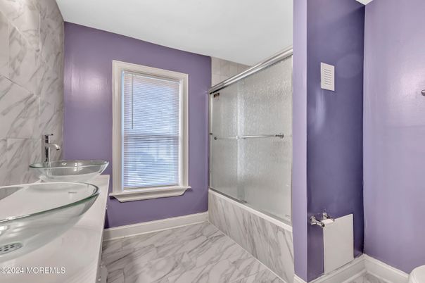 Bathroom, Glass Shower, Interior, Marble, Marble Walls