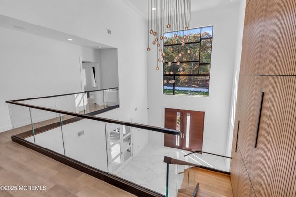 Interior, Marble, Pendant Lights, Recessed Lighting, Wood Texture Flooring