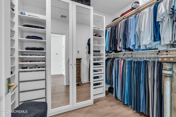 Interior, Walk-in Closets, Wood Texture Flooring