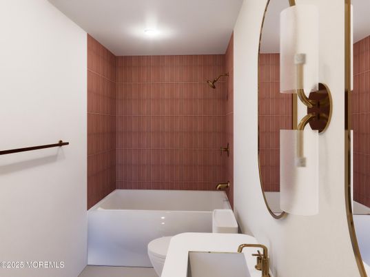 Bathroom, Interior, Recessed Lighting