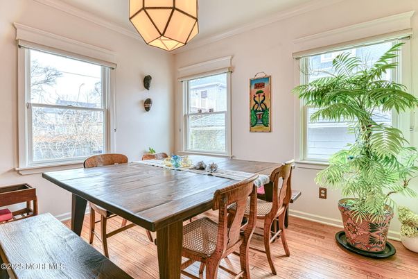 Dining room, Interior, Wood Texture Flooring