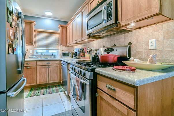 Interior, Kitchen, Recessed Lighting, Stainless Steel Appliances