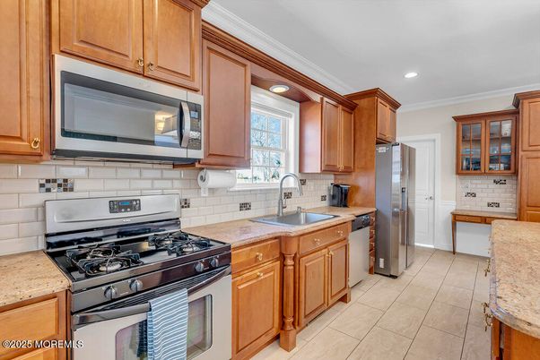 Interior, Kitchen, Recessed Lighting, Stainless Steel Appliances
