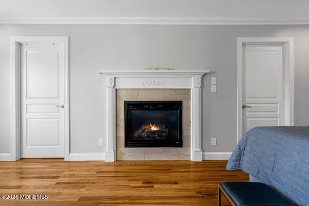 Fireplace, Interior, Wood Texture Flooring