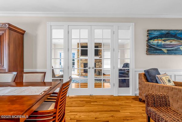 Dining room, Interior, Wood Texture Flooring