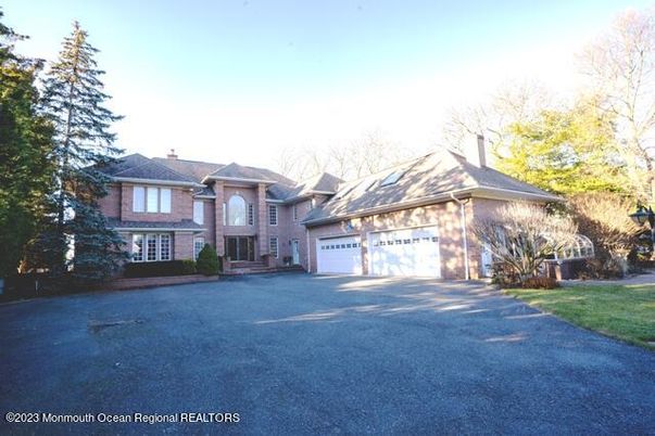 Attached, Backyard, Exterior, Facade, Brick Facade, French Provincial