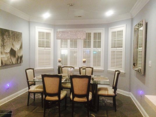 Chandelier, Dining room, Interior, Recessed Lighting