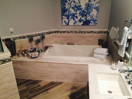 Bathroom, Interior, Wood Texture Flooring