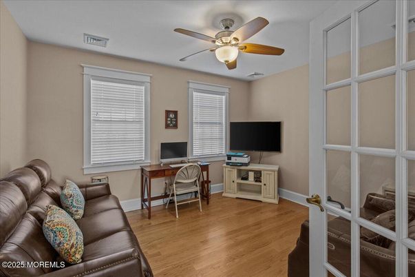 Home Office, Interior, Wood Texture Flooring