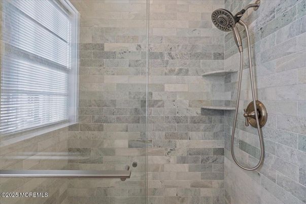Bathroom, Glass Shower, Interior, Stone Walls