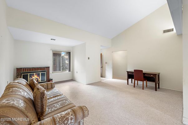 Dining room, Fireplace, Interior, Living room