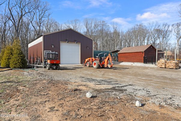 Backyard, Detached Garage, Exterior