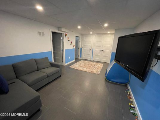 Interior, Living room, Recessed Lighting