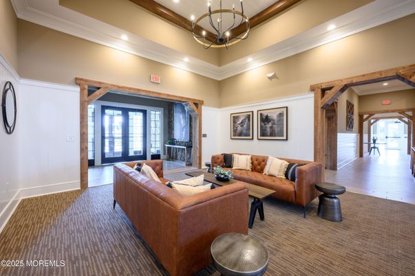 Chandelier, Interior, Living room, Recessed Lighting, Wood Texture Flooring