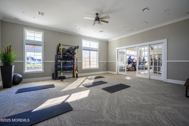 Fitness Equipment, Interior, Recessed Lighting