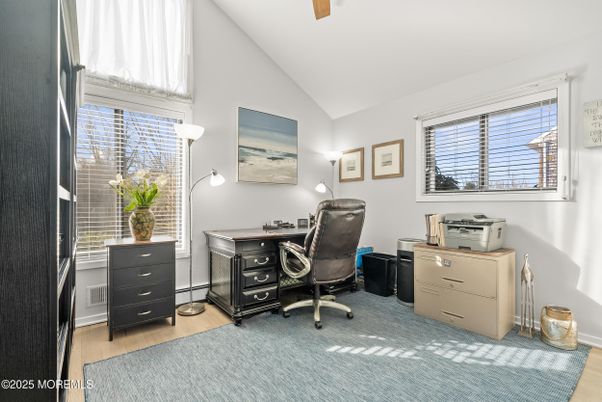 Home Office, Interior, Wood Texture Flooring