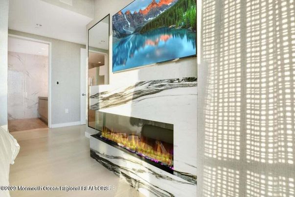 Fireplace, Interior, Wood Texture Flooring