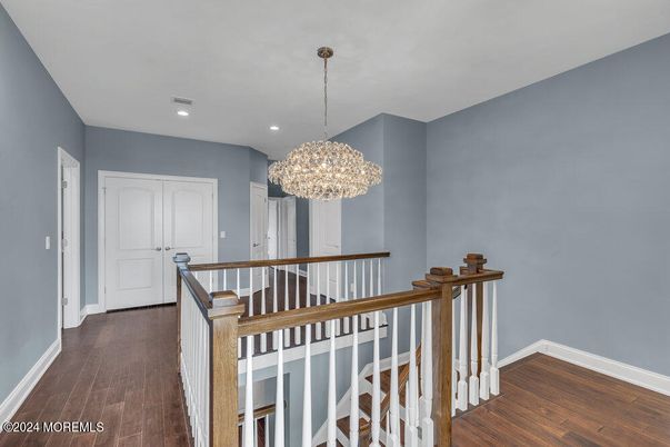Chandelier, Interior, Recessed Lighting, Wood Texture Flooring