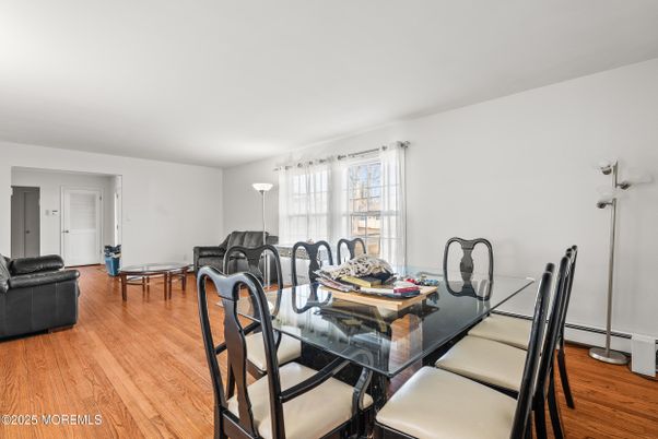 Dining room, Interior, Wood Texture Flooring