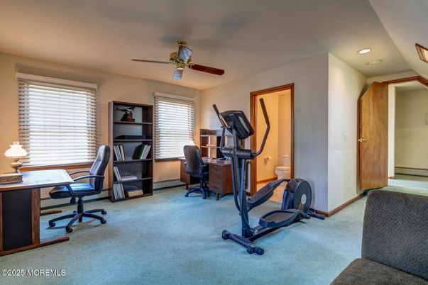 Fitness Equipment, Home Office, Interior, Recessed Lighting