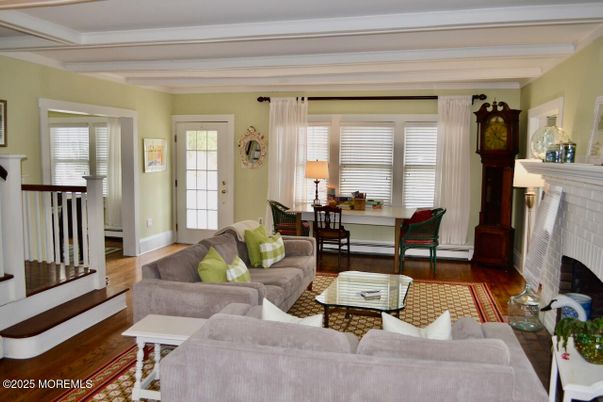 Fireplace, Interior, Living room, Wood Texture Flooring