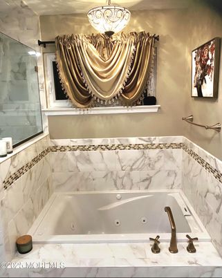 Bathroom, Interior, Marble Walls