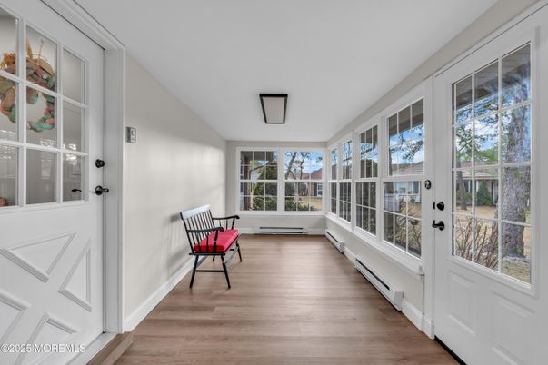 Interior, Sun Room, Wood Texture Flooring