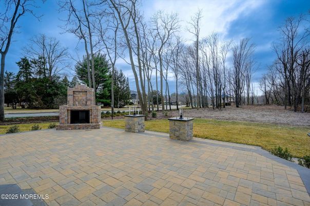 Backyard, Exterior, Fireplace