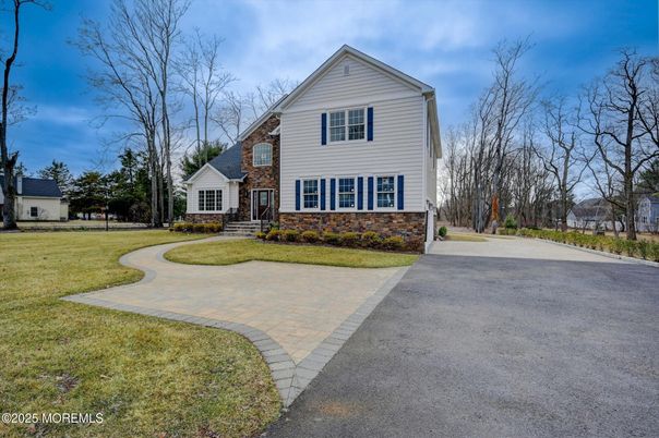 Backyard, Exterior, Facade, Brick Facade, Split Level