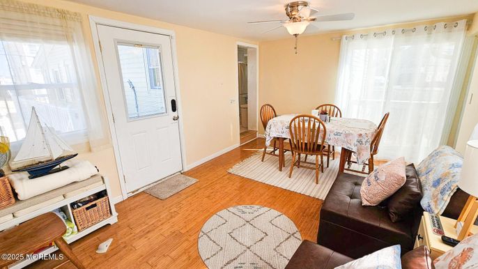 Dining room, Interior, Wood Texture Flooring