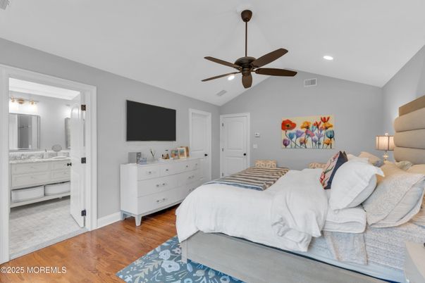 Bathroom, Bedroom, Interior, Recessed Lighting, Wood Texture Flooring