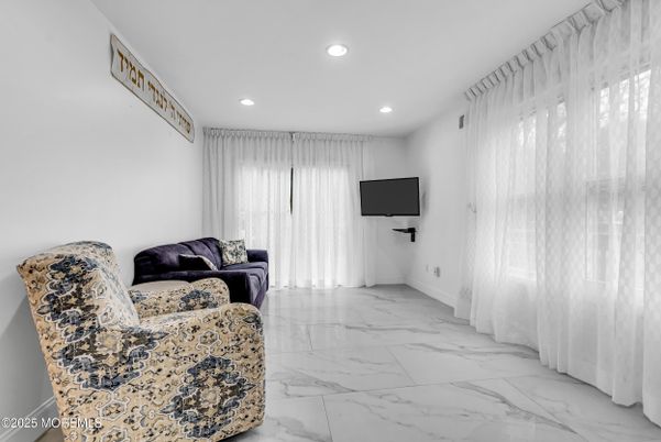Interior, Living room, Marble, Recessed Lighting