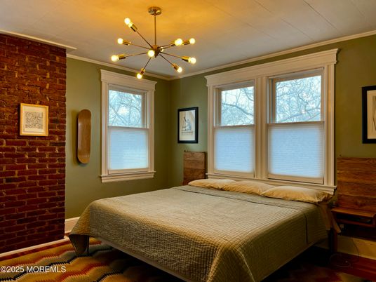 Bedroom, Interior, Pendant Lights