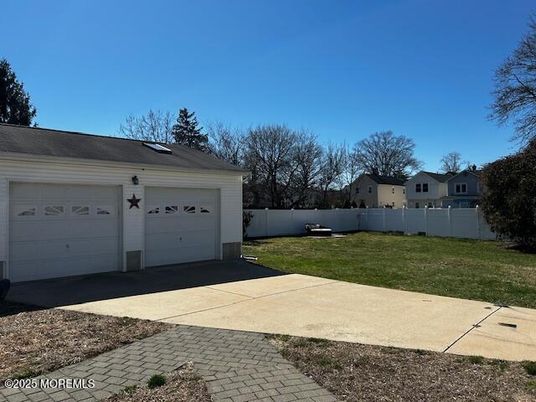 Backyard, Detached Garage, Exterior