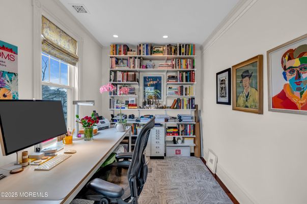 Home Office, Interior, Recessed Lighting
